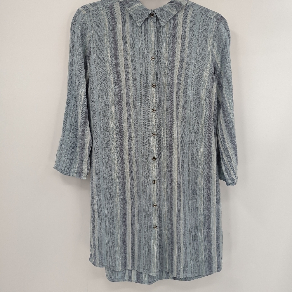 LOFT Outlet Lounge Roll Tab Sleeve Dress - Picture 1 of 8